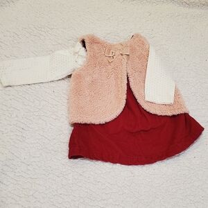 Carter's Pink and Red Kids Matching Set